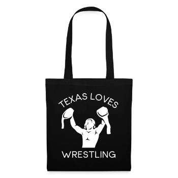 Texas wrestling design for proud Texas fans - Tote Bag - black - Front