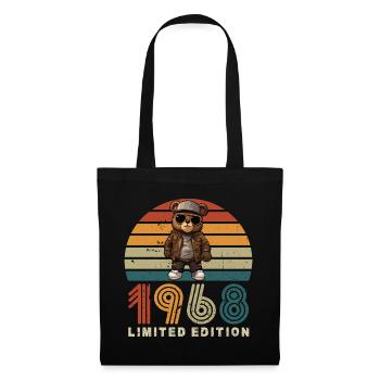1968 année de construction anniversaire Vintage édition limitée - Sac en tissu - noir - Devant