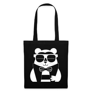 Funny Hamster with Sunglasses Hamsters - Tote Bag - black - Front