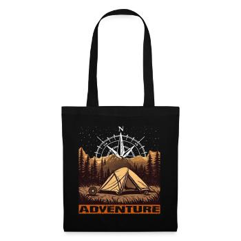 Aventure - Sac en tissu - noir - Devant