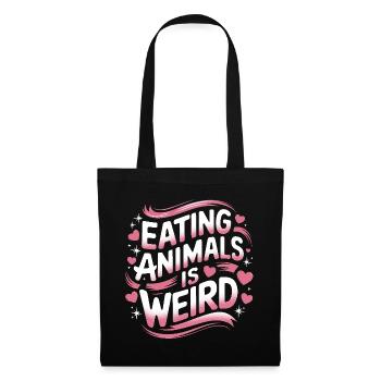 Végétarien Végétalien Végétarien Végétarien - Sac en tissu - noir - Devant