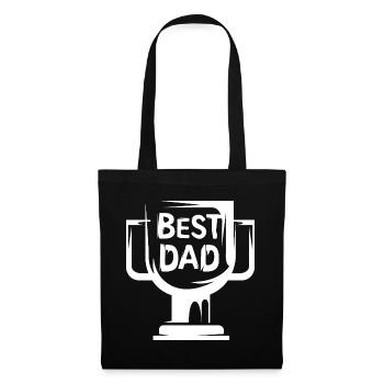best dad cup - Best father in the world dad - Tote Bag - black - Front