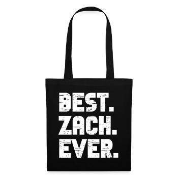 Meilleur cadeau de Zach de tous les temps - Sac en tissu - noir - Devant