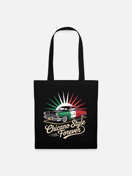 Chicano Forever Mexiko Pride - Stoffbeutel - Schwarz