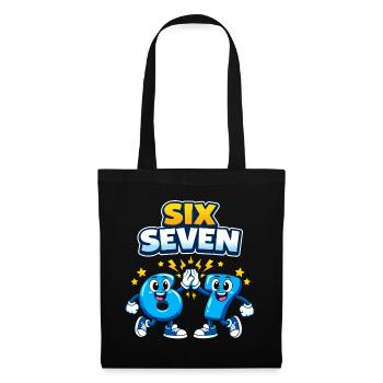Number 67 Six Seven - 6 7 Memes - Tote Bag - black - Front