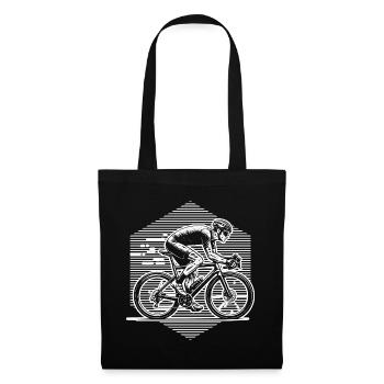 Simple road bike timeless design - Tote Bag - black - Front