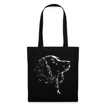 American Water Spaniel Silhouette Dogs Wilsigns - Tote Bag - black - Front