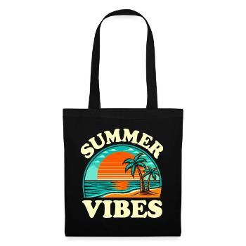 Summer Vibes Beach Sun - Tote Bag - black - Front