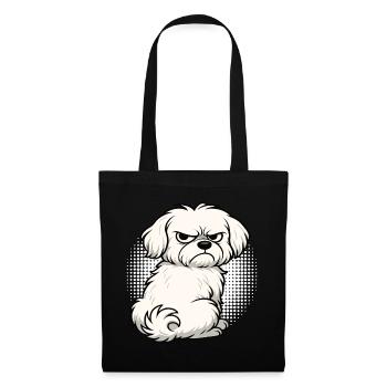 Malteser Propriétaire Maltese Lovers - Sac en tissu - noir - Devant