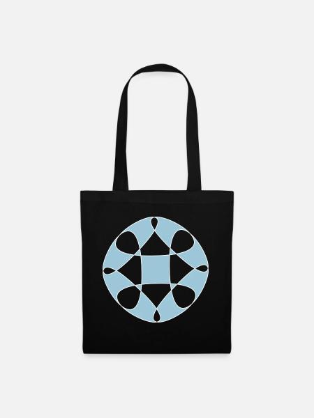 Vêtements rave abstraits - Sac en tissu - noir