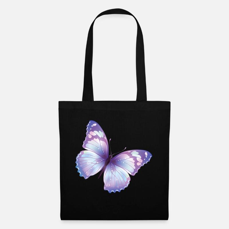 Butterfly - Stoffbeutel - Schwarz