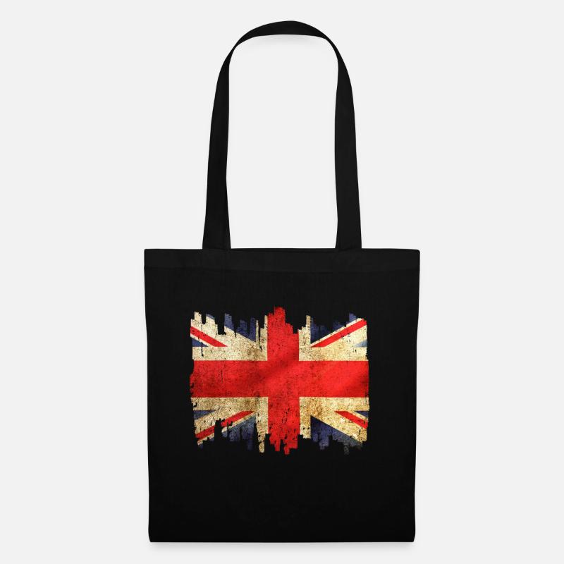 England - Stoffbeutel - Schwarz