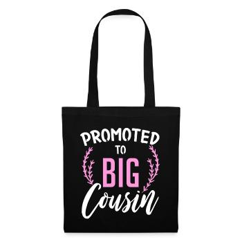 Promoted To Big Cousin - Tote Bag - black - Front