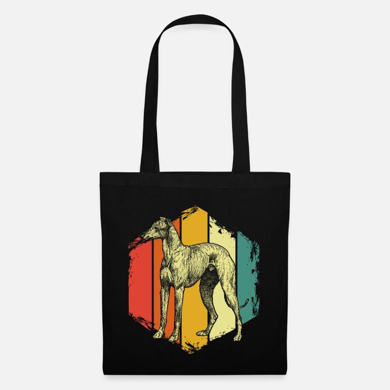 greyhound - Tote Bag - black