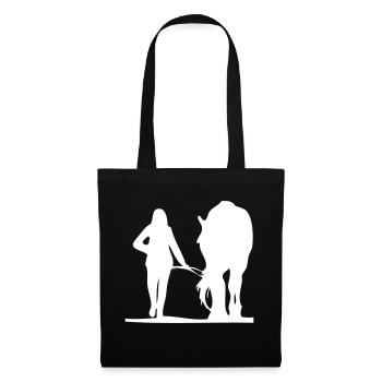 Conduite du cheval - Sac en tissu - noir - Devant