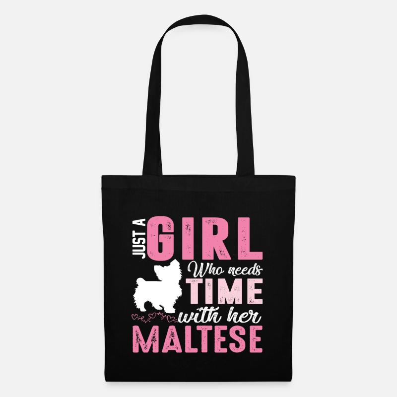 Malteser - Stoffbeutel - Schwarz