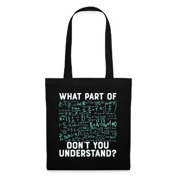Math science complicated funny gift - Tote Bag - black - Front
