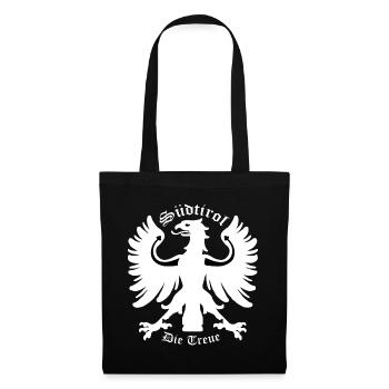 Südtirol die Treue - Stoffbeutel - Schwarz - Vorne