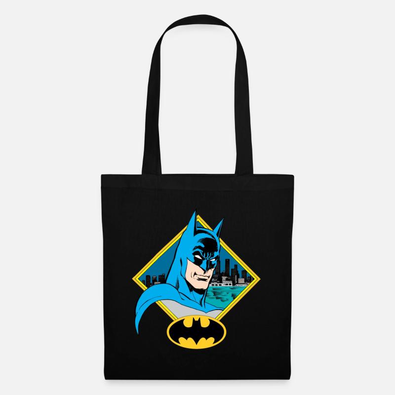 DC Comics Originals Batman Batsymbol Gotham - Stoffbeutel - Schwarz