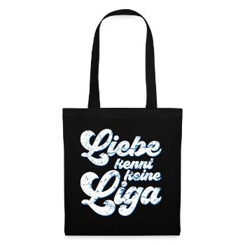 LIEBE KENNT KEINE LIGA - Stoffbeutel - Schwarz - Vorne