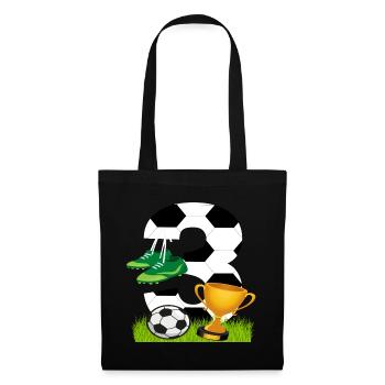 Football 3 Birthday Football Player Football - Tote Bag - black - Front