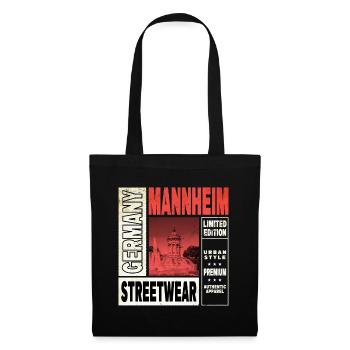 Mannheim Germany City Skyline Home Love - Tote Bag - black - Front