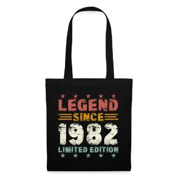 Legend 1982 Vintage Vintage Birthday Gift - Tote Bag - black - Front