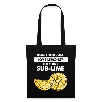 Limonade Limonade Limonade Limonade Stand Design - Sac en tissu - noir - Devant