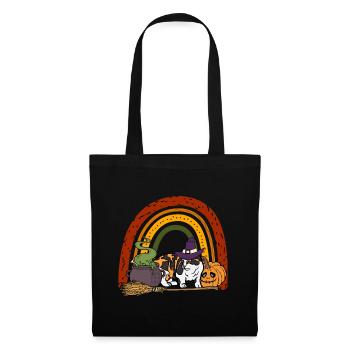 Munchkin Halloween Katze für Halloween - Stoffbeutel - Schwarz - Vorne