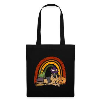 Berger allemand Halloween Costume Chien - Sac en tissu - noir - Devant