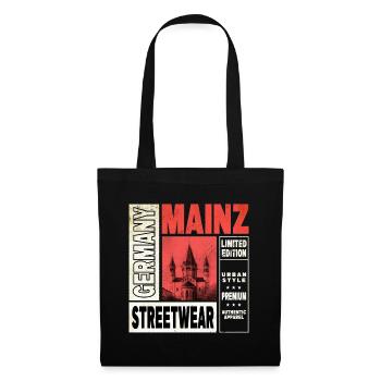 Mainz Germany City Skyline Home Love - Tote Bag - black - Front