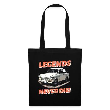 Legends never die - Stoffbeutel - Schwarz - Vorne