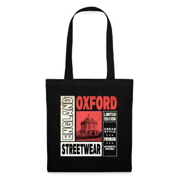 Oxford Angleterre UK City Skyline Accueil Amour - Sac en tissu - noir - Devant