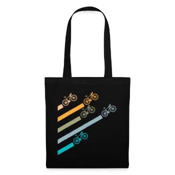 Fahrrad Bike Radsport - Stoffbeutel - Schwarz - Vorne