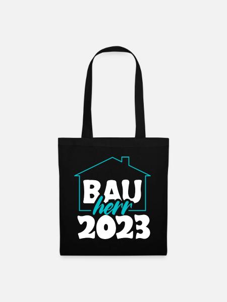 Bauherr 2023 - Stoffbeutel - Schwarz