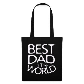 Best Dad in the world - Tote Bag - black - Front