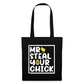 Monsieur Volez votre fille - Sac en tissu - noir - Devant
