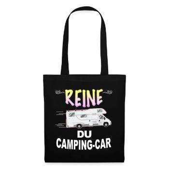 Camping-car Humour Femme Randonnée - Sac en tissu - noir - Devant