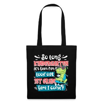 End of kindergarten back to primary school for children - Tote Bag - black - Front