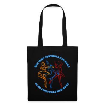 Control your mind, control your body - Tote Bag - black - Front
