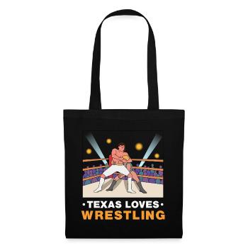 Conception de lutte au Texas pour les fiers fans du Texas - Sac en tissu - noir - Devant