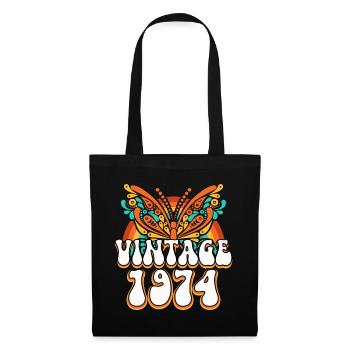 Hippies Millésime 1974 50 Ans Anniversaire Femme - Sac en tissu - noir - Devant
