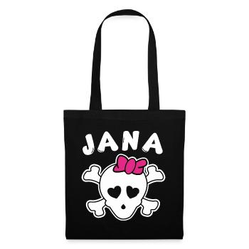 Jana Design pour les filles et les femmes - Sac en tissu - noir - Devant