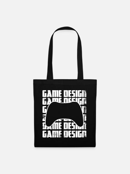Game Designer - Stoffbeutel - Schwarz