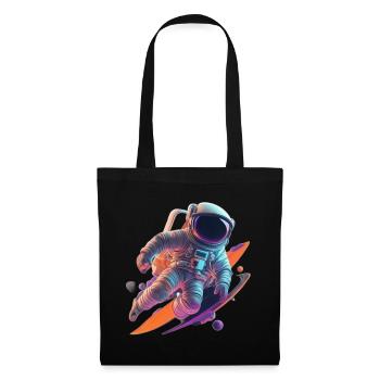 Astronaut - Stoffbeutel - Schwarz - Vorne
