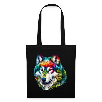 Wolf - Tote Bag - black - Front