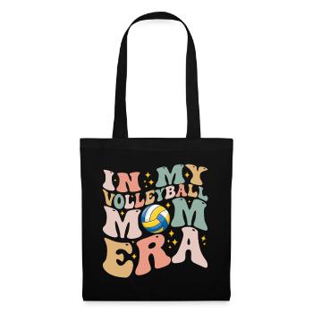 In My Volleyball Mom Era - Groovy Volleyball - Tote Bag - black - Front