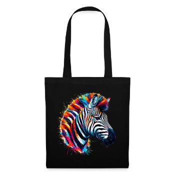 Zebra - Tote Bag - black - Front