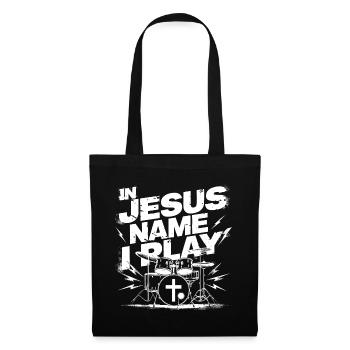 Rhythm for faith - Tote Bag - black - Front
