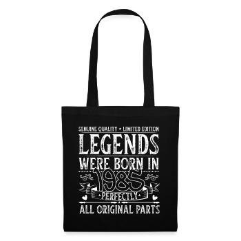 Legends were born in 1985 - Tote Bag - black - Front